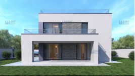 Proiect casa cu 2 etaje - 3 terase - jacuzzi (139 mp) - Rina